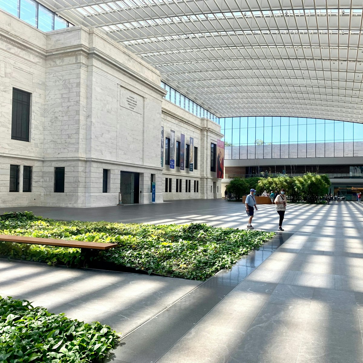 Interior of the Cleveland Museum of Art.